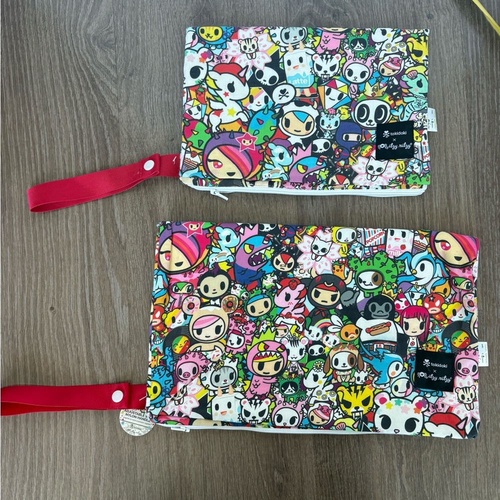 Tokidoki x JuJuBe Be Quick clutch bags / makeup / travel  bags